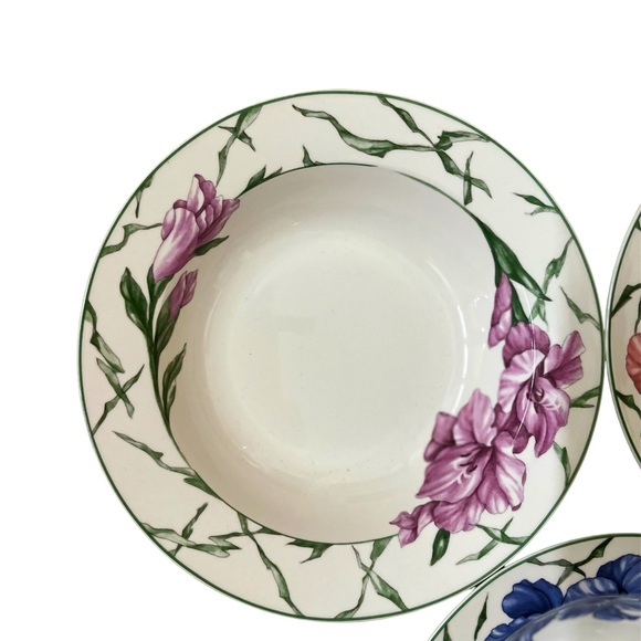 3 Retroneu Rhapsody porcelain soup pasta bowls - Picture 3 of 13